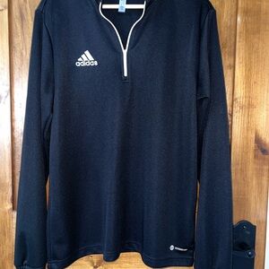 adidas Black Top with White Embroidered Logo